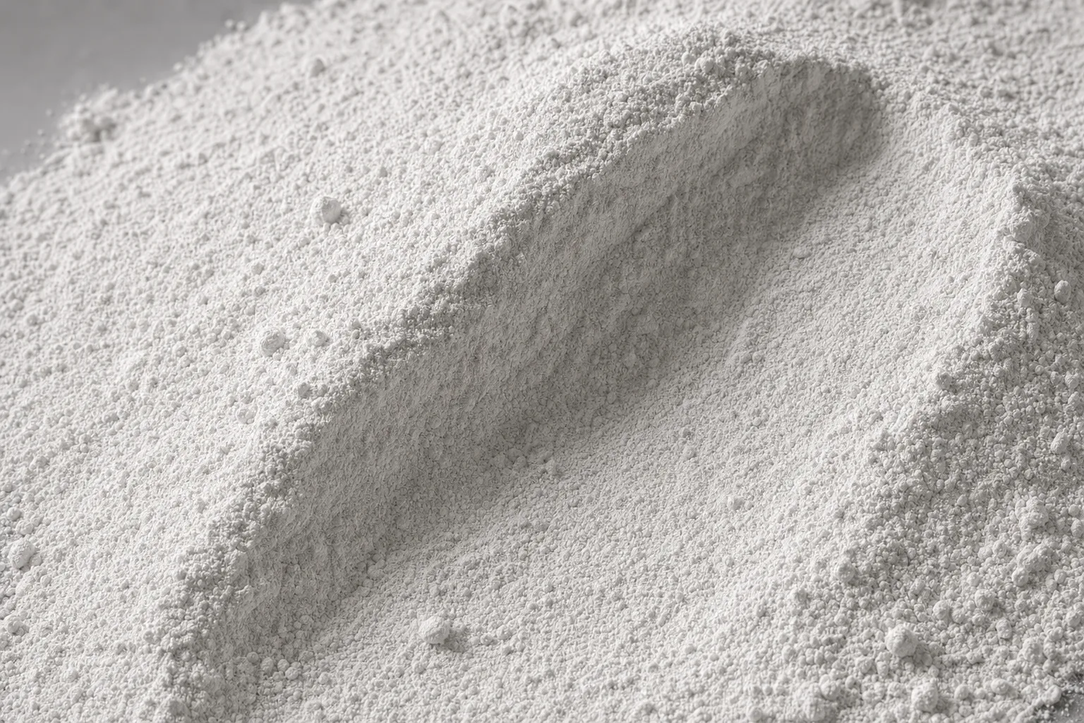 Close-up of alumina, showing particle size and texture.