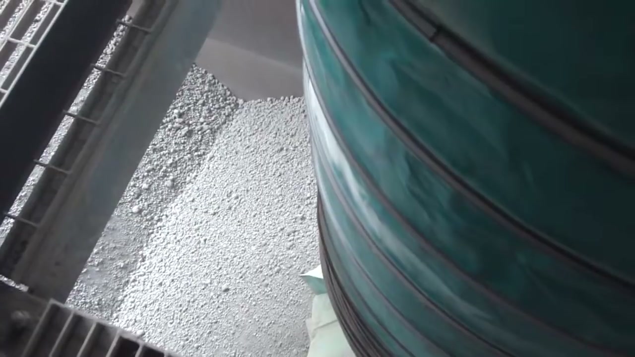Truck Loading of Cement Clinker at 330 Tonnes per Hour video frame