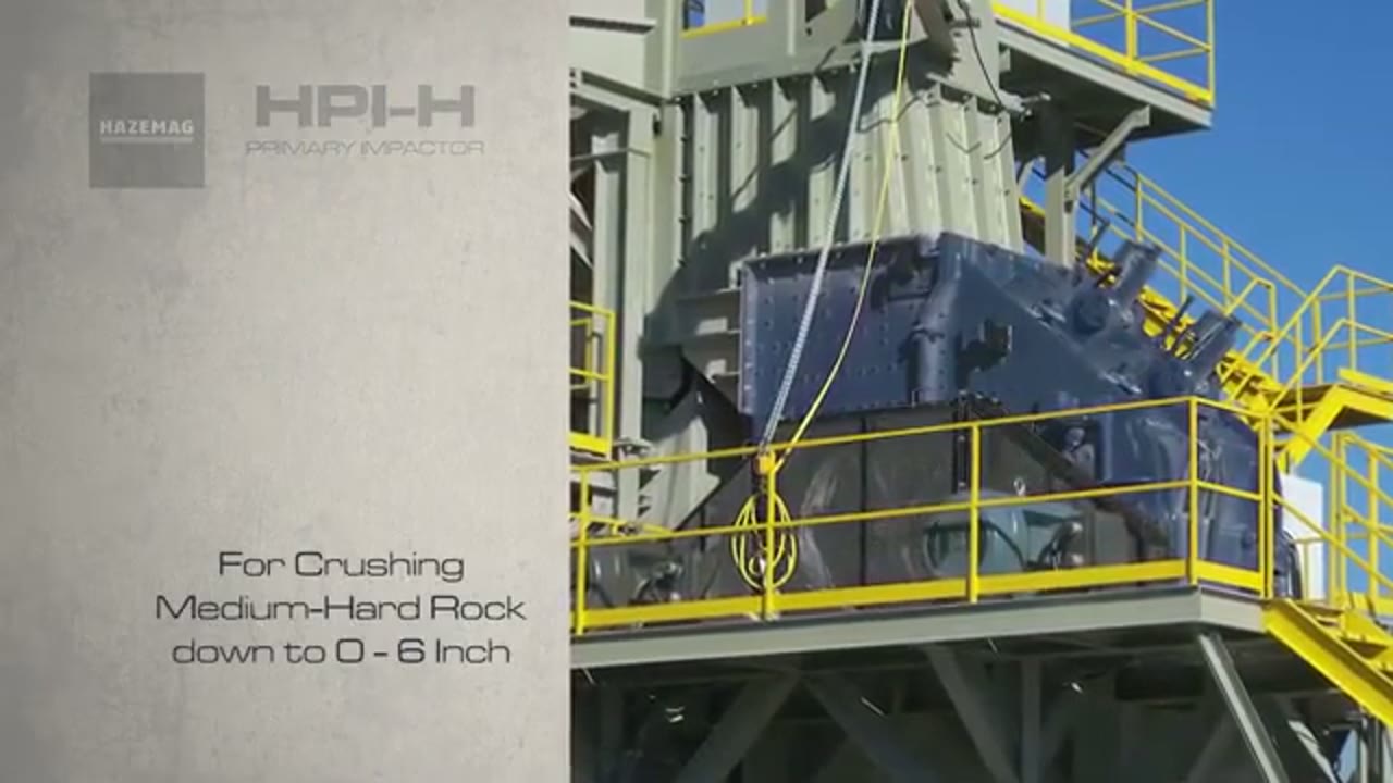 HAZEMAG: Primary Impact Crusher HPI-H video frame