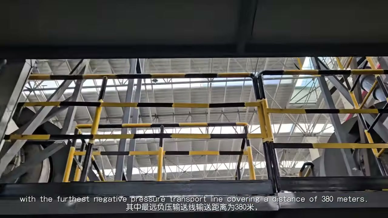 Negative Pressure Conveying over 380 Meters for Lithium Battery Anode Material video frame