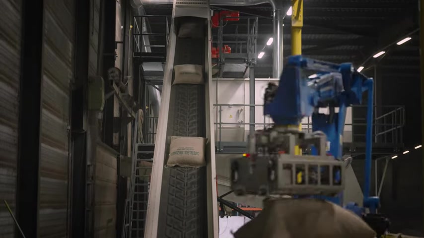 Dinnissen DIMA 1200 Bag Emptying System at Steinweg video frame