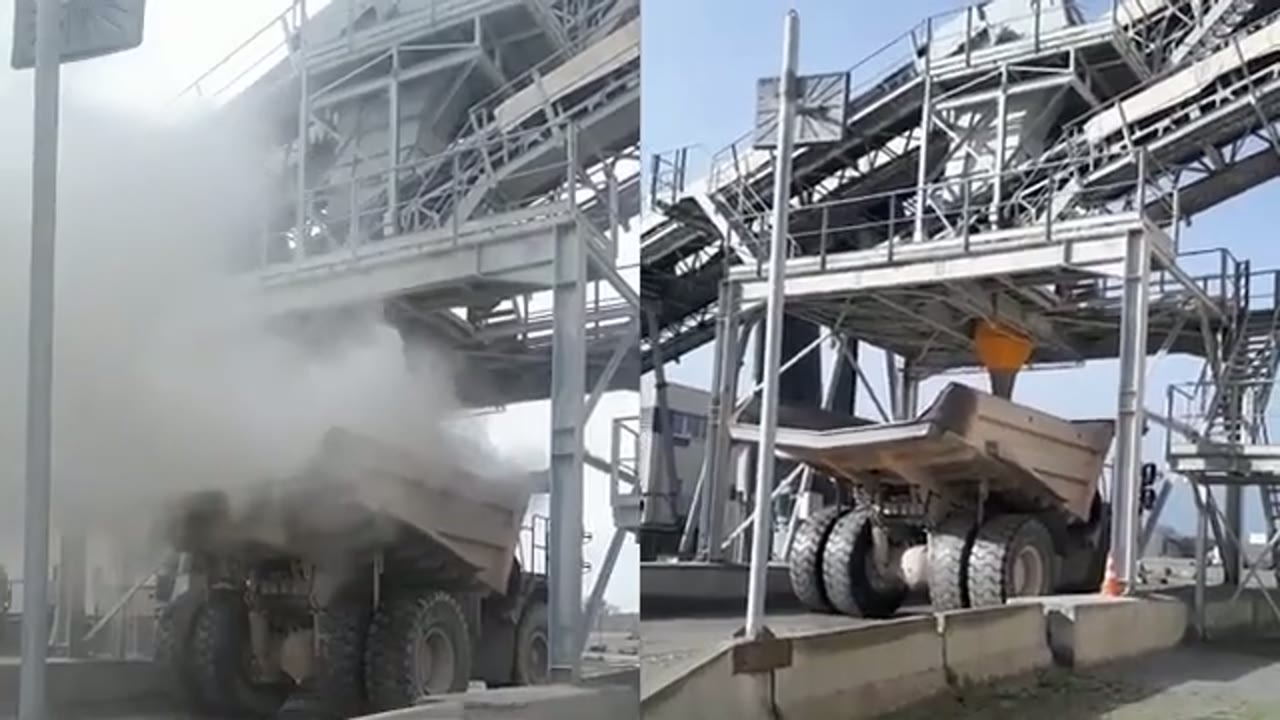 DSH Systems: Before & After DSH7 Truck Loading Limestone Sand video frame